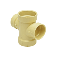 Tee Sanitaria Doble