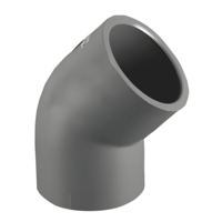 Codo 45 PVC SCH80